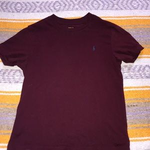 Maroon Ralph Lauren tee